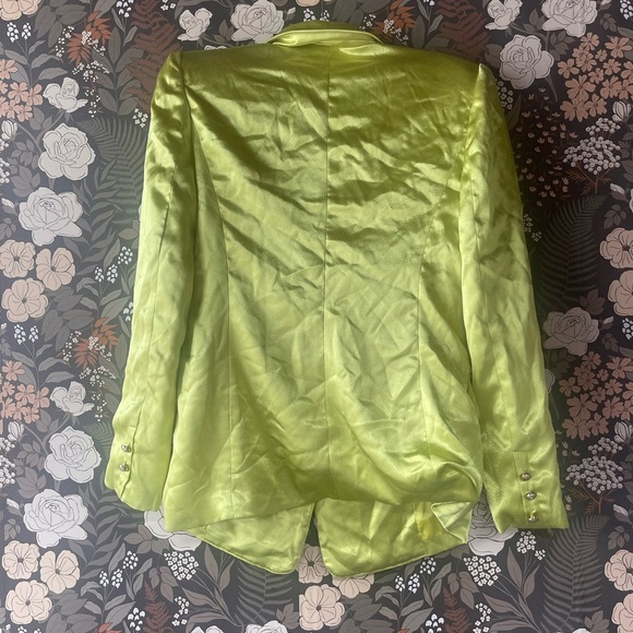 Bronx and Banco Capri Lime Blazer size XS - Picture 7 of 12